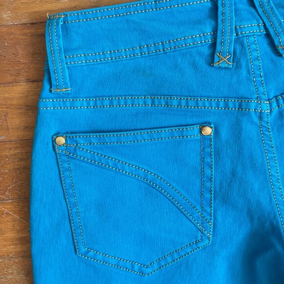 Vintage Bell Bottom Low Rise Jeans Size Small (6) 29" Waist 1990s Cache Blue - Picture 5 of 5